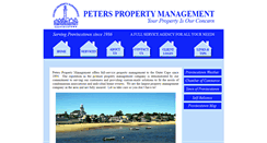Desktop Screenshot of peterspropertymgt.com