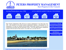 Tablet Screenshot of peterspropertymgt.com